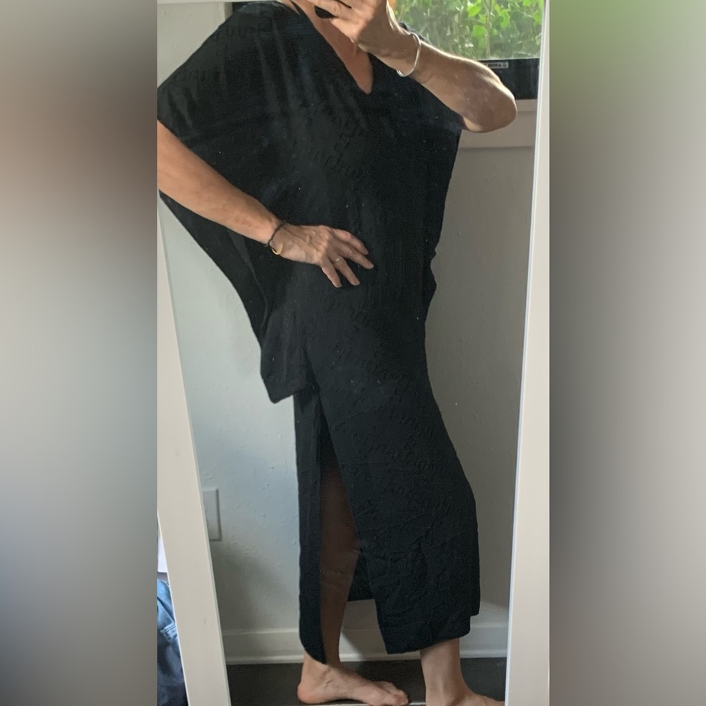 Coverup maxi with slits on sides